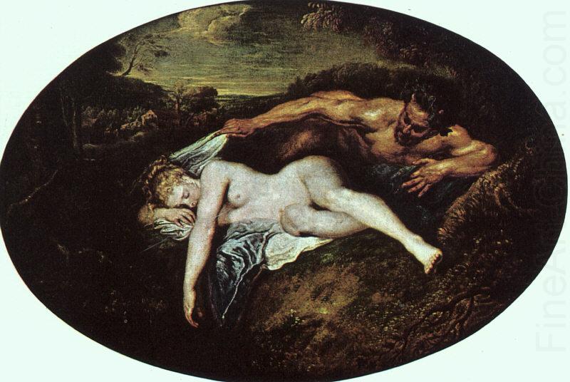 Jean-Antoine Watteau Jupiter and Antiope china oil painting image